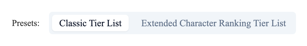 AniTier interface overview